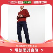 香港直邮潮奢bensherman男士修身弹力，斜纹棉布裤子(海军蓝)