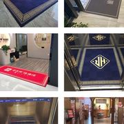 电梯地毯定制logo轿厢尺寸星期欢迎光临商用酒店迎宾晴纶地垫