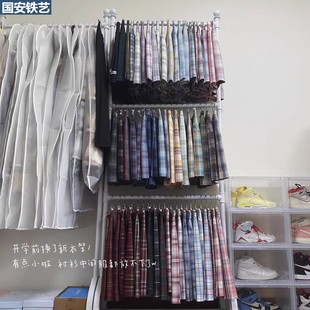 女装服装店货架展示架童装，落地挂衣架jk制服，格裙架子超短裙陈列架