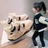 女童小白鞋儿童板鞋，2024春季女孩运动鞋春秋，款大童鞋子炸街潮