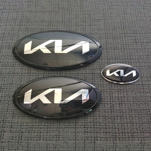 适用于起亚K5车标凯酷 K3 K3S改装KIA字母前后方向盘标志