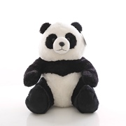 正版大熊猫毛绒玩具可爱国宝黑白熊猫公仔成都女生礼物熊玩偶娃娃