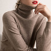 常规基础款秋冬高领，女纯山羊绒衫短款修身套头，羊毛针织衫打底毛衣