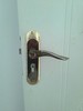 门锁室内卧室简约房门锁，通用型锁室内门锁，三件套实木门套装锁具