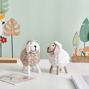 可爱羊治愈系小摆件办公室桌面装饰品家居客厅房间送女生生日礼物