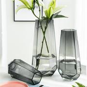 春节插富贵竹花瓶养百合的玻璃花瓶轻奢高档大号水养餐桌欧式客厅