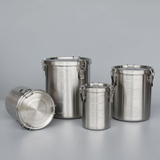 304不锈钢密封罐子咖啡豆保存罐食品级茶叶奶粉罐大容量储物罐子