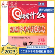 2023新版新华书店正版中考语文中考考什么语文2023中考冲刺模拟卷青岛出版社总复习压轴题测试卷四维文化综合提升卷