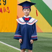 儿童博士服套装拍照礼服小学生毕业季服装男女毕业照幼儿园学士服