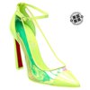 Christian Louboutin Debout Condorapik 100 乙烯基和漆皮高跟鞋