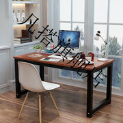 定制长条桌简易电脑桌台式桌家用书桌简约现代钢木桌子双人桌180