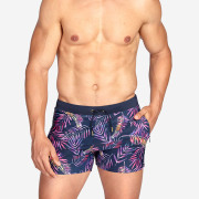 男士平角泳裤男弹力拉链四角低腰肌肉型男沙滩海边度假游泳衣温泉