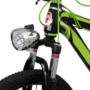 复古自行车灯装饰前灯骑行装备，夜骑休闲车前灯，7led装电池单车大灯