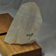 大块天然白水晶(白水晶)石柱，水晶石原石把件摆件e-009矿标晶体原生态