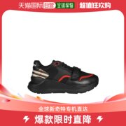 99新未使用香港直邮Burberry 黑色徽标休闲运动鞋 80341271
