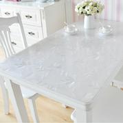 桌50cm宽50*100软玻璃，pvc桌布防水防烫餐桌垫茶几垫透明磨砂水晶