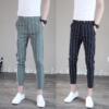 Leggings Vertical Stripe Pants Summer小脚裤竖条纹裤子夏季