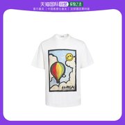 香港直邮liuregali热气球油画，短袖t恤lrg22ss033wpwcwhite