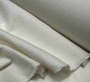 大牌原版重磅50姆米丝白色真丝，混棉编织真丝，桑蚕丝布料设计师面料