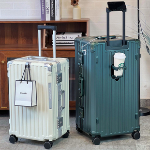 行之旅行李箱女大容量旅行箱30寸超大铝框拉杆箱32出国皮箱男