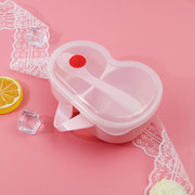 外出辅食碗便携式新生婴儿，小碗勺喂水餐具，套装宝宝水果盒工具