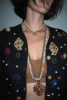 BettyChow 珍珠系列 限量款 手作琉璃黑金开衫气质小香羊毛外套