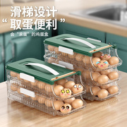 多三九如鸡蛋收纳盒家用双层冰箱，收纳盒保鲜盒自动滚动鸡蛋储物盒