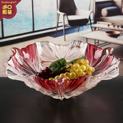 德国walther-glas无铅水晶，大号果斗长型，水果盘高颜值客厅桌面摆件