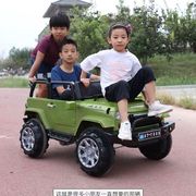 儿童电动车四轮摇摆汽车，遥控宝宝玩具同车5-12岁越野双人可坐