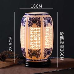 新中式陶瓷台灯创意中国风仿古典家用卧室客厅书房温馨青花床