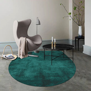 北欧圆形地毯纯色创意水滴形状地垫转椅沙发吊篮电脑椅地毯垫