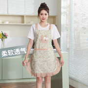 围裙厨房家用专用餐饮做饭网红工作服罩衣女，护衣时尚兔子围腰