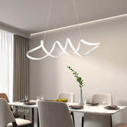 餐厅吊灯现代简约异形餐桌吧台饭厅led灯极简个性中山灯具