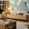 三又木电视柜现代简约小户型，高款客厅家用日式风复古落地电视机柜