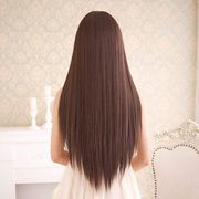 假发女长直发 气质黑长发 齐刘海蓬松自然甜美可爱假发套女士发型