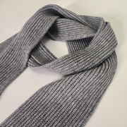 同款围脖灰色长条纯色，保暖加厚毛线，小围巾针织围脖韩版围巾