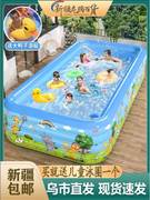 新疆充气游泳池家用加厚小孩，婴儿家庭泳池户外大型儿童水池