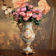 欧式复古花瓶客厅插花花器家居装饰餐桌欧式创意玄关摆件套装
