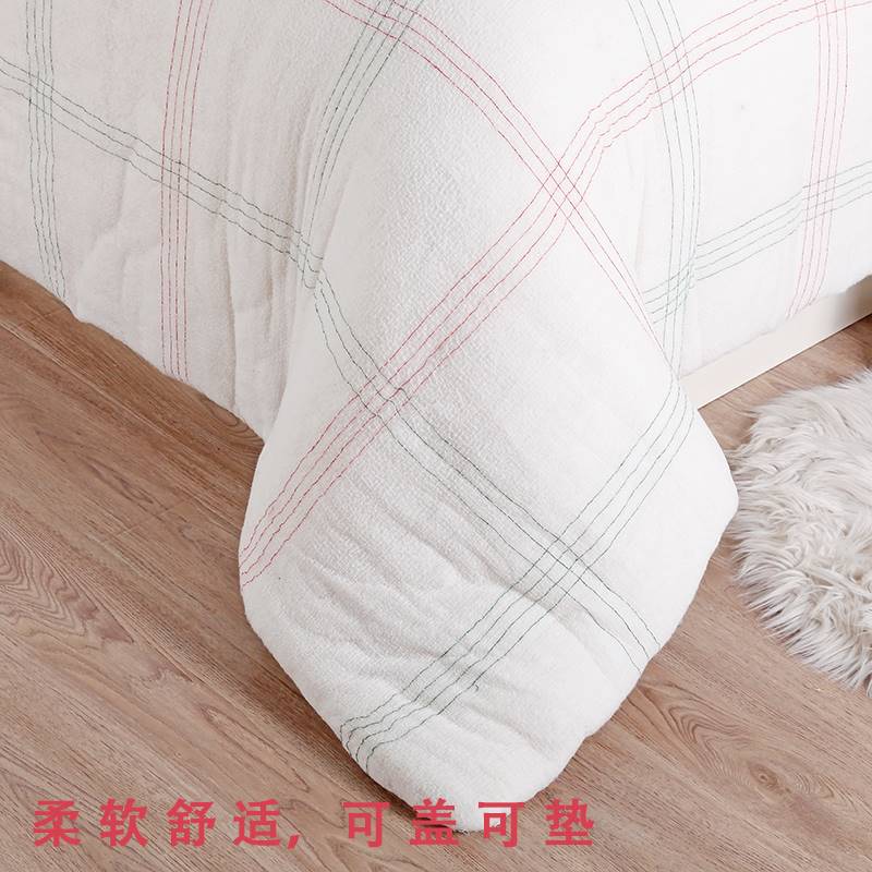 宿舍棉絮棉花垫被1米8床褥子棉胎棉被单双人加厚被芯被子褥子