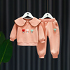 1-3岁女童套装2024春季女宝宝洋气，两件套婴儿童休闲卫衣春装衣服4