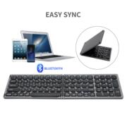 蓝牙折叠键盘手机平板充电蓝牙键盘两折便携带独立数字区