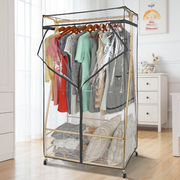 家用防尘简易衣橱大容量，收纳柜衣物简易挂衣柜卧室衣服收纳置物架