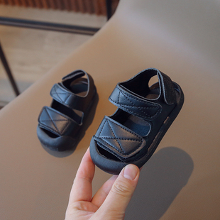 夏季宝宝凉鞋男小童包头凉鞋，0一3岁女童防滑婴幼儿鞋子软底学步鞋
