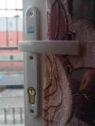 塑钢门锁8525老式平开门执手锁把手锁插芯塑钢阳台门锁房门锁具