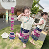 三月三民族服装女童云南傣族泼水节日常套装裙六一儿童舞蹈演出服