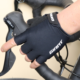 giant捷安特手套，透气山地公路自行车，骑行装备半指手套短指