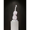 网红现代轻奢透明水晶小提琴摆件雕塑电视柜玄关工艺品
