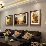 美式沙发背景墙装饰画客厅卧室，挂画餐厅玄关墙画艺术，油画欧式