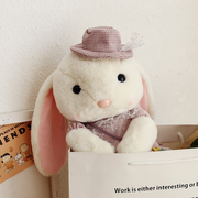 可爱小兔子公仔穿裙子兔子布娃娃毛绒玩具女孩生日礼物安抚兔玩偶