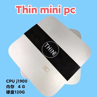 英特尔THIN台式电脑J1900四核J3160迷你电脑DIY一体机win7台式机